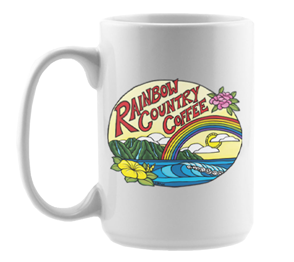 Rainbow Country Coffee Ceramic Mug