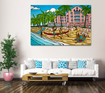 Large scale canvas print (not stretched - ships rolled in a tube)