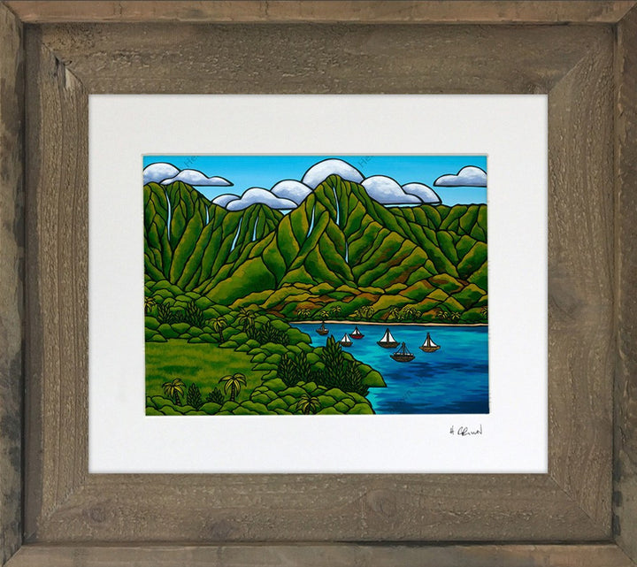 Reclaimed Wood Frames (Mat Prints) by Heather Brown Art