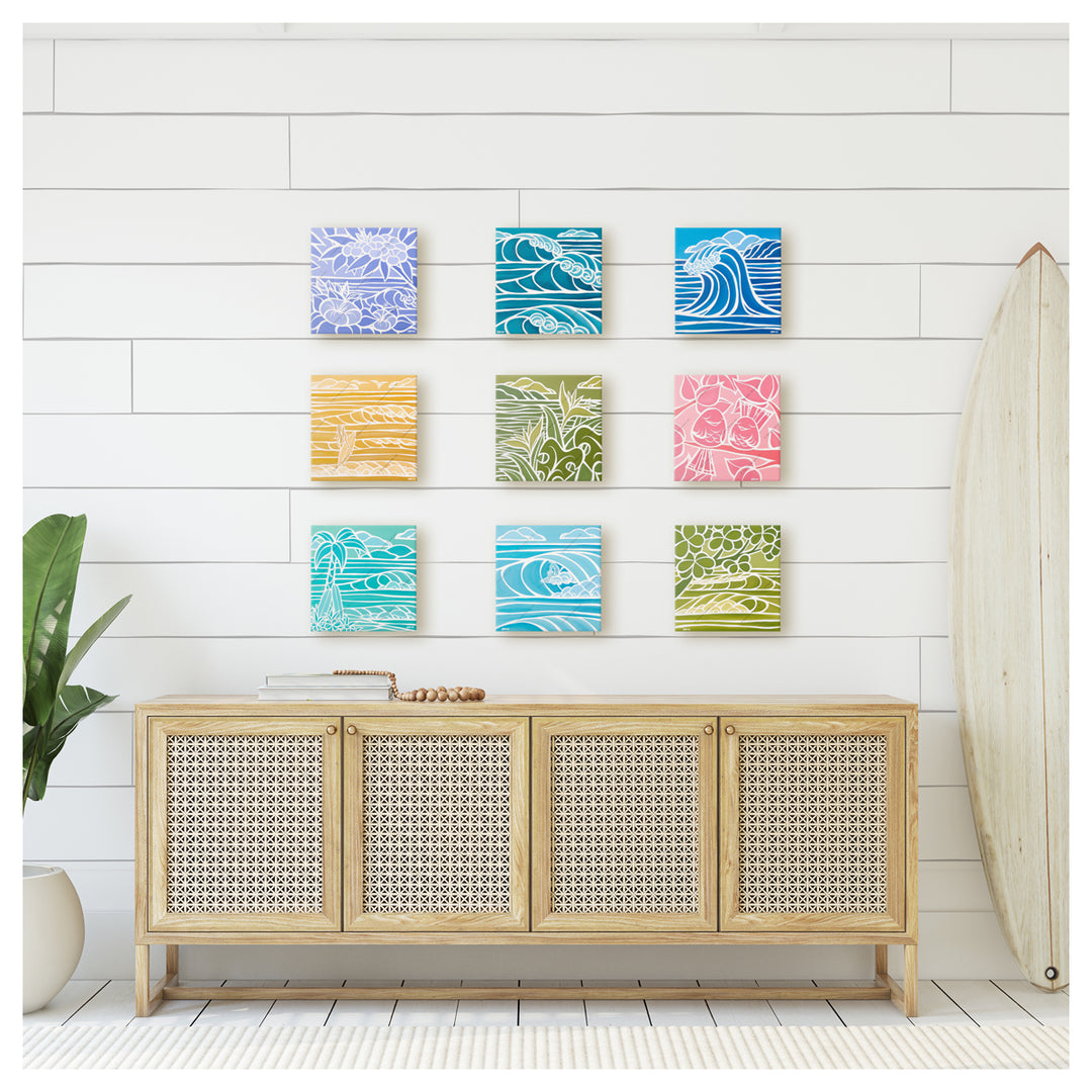 Shades of Hawaii by Hawaii Surf Artist Heather Brown Canvas Giclée