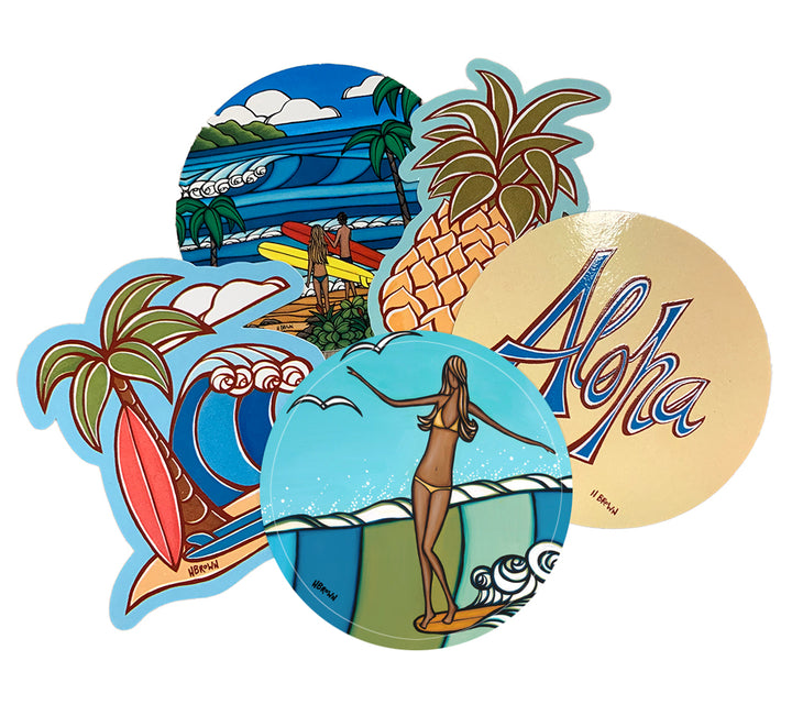 Heather Brown Sticker Pack B