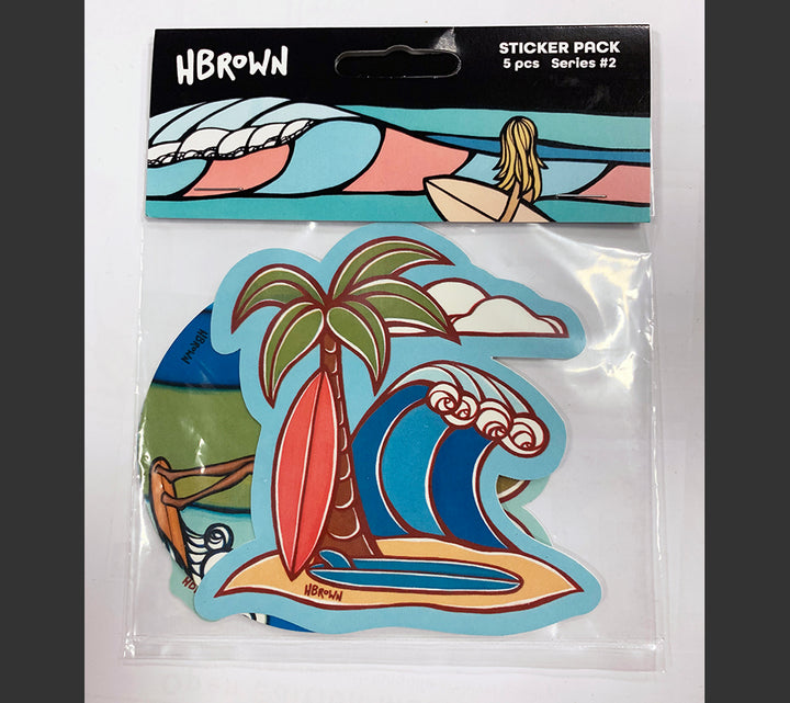 Heather Brown Sticker Pack B