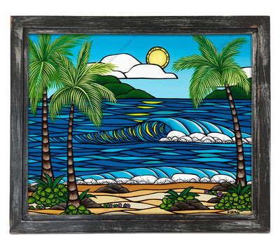 Classic Black Frame - "Summer Sun" by Heather Brown