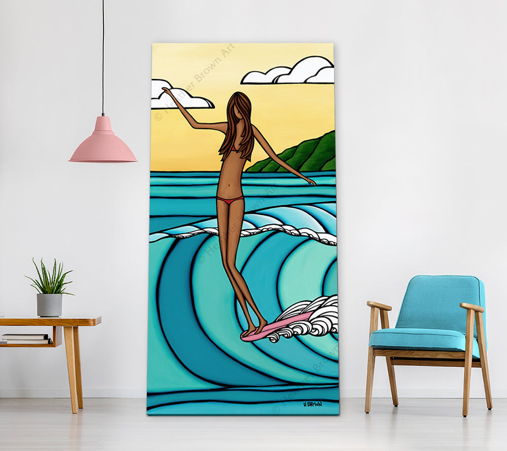 Large scale canvas print (not stretched - ships rolled in a tube)