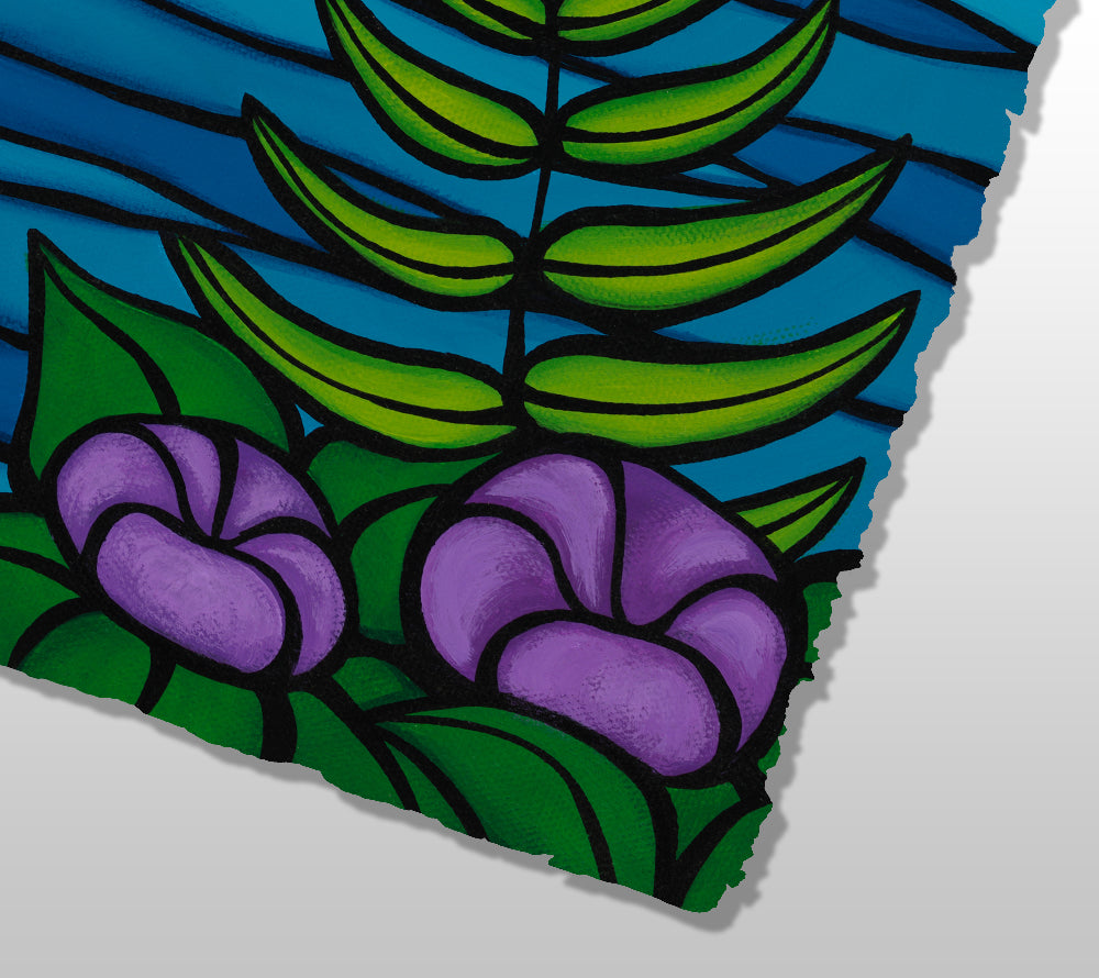 Waikiki Twilight - Deckled Paper Detail