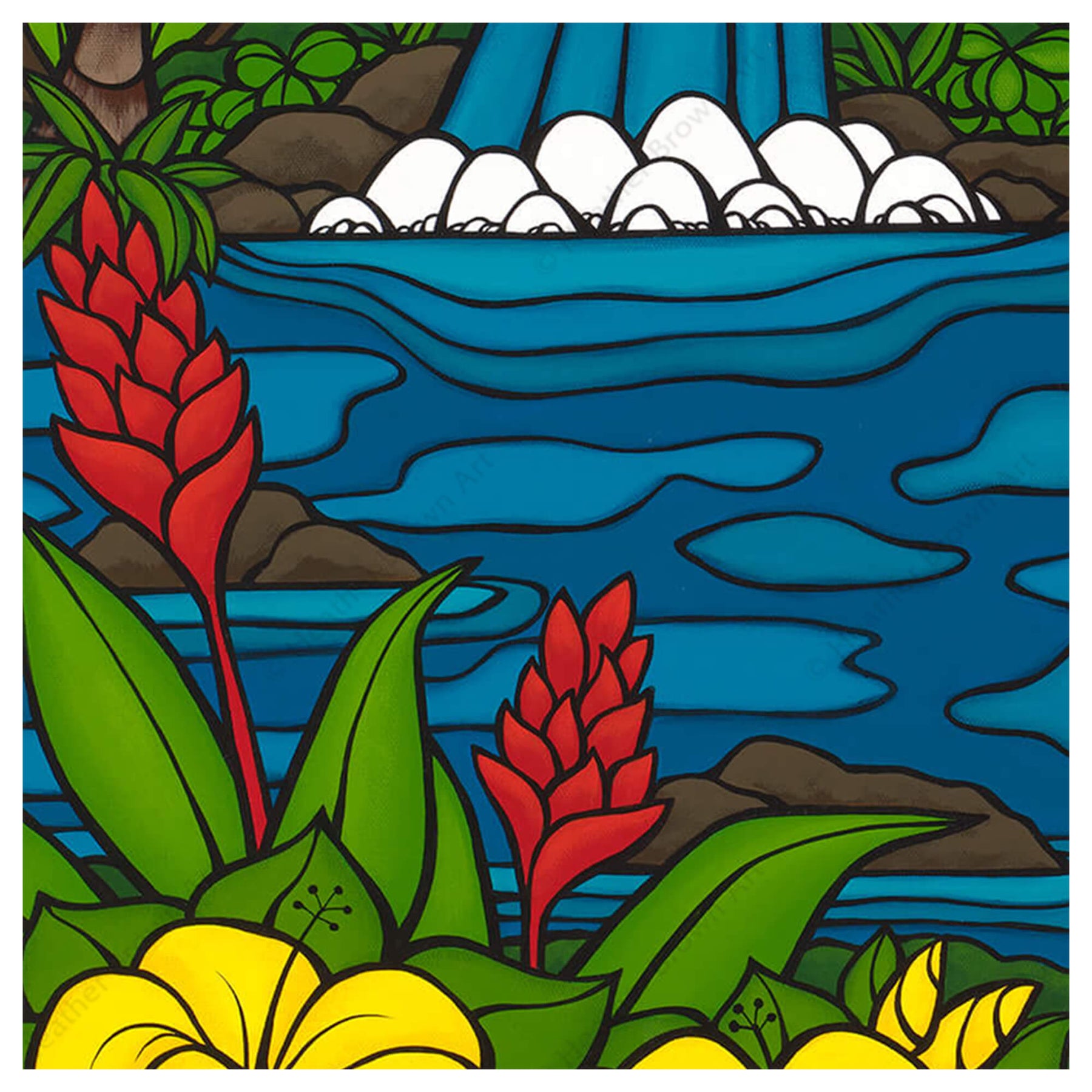 Island Beauty - Heather Brown - Canvas Giclée - Limited Edition Print ...