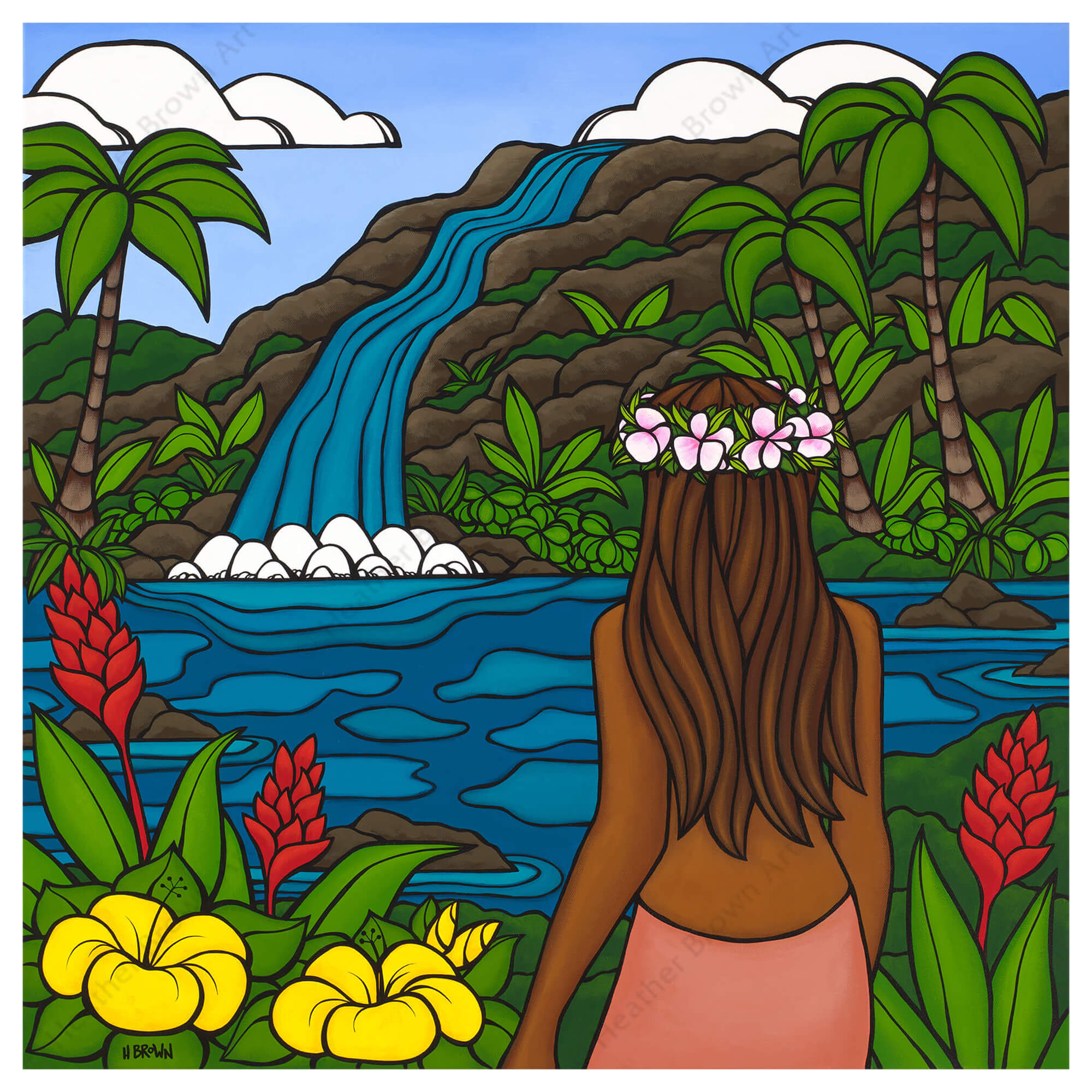 Island Beauty - Heather Brown - Canvas Giclée - Limited Edition Print ...